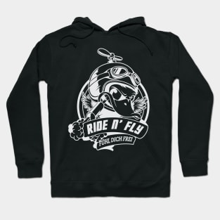 The duck rider, fly and ride Hoodie